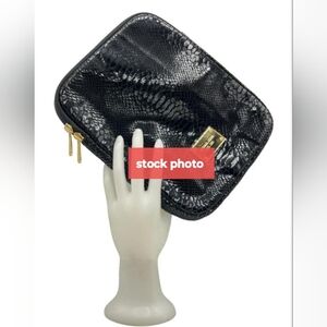 Michael Kors Black Patent Snake-Embossed fake Skin Women's Tablet Case